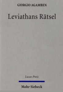 Leviathans Ratsel Agamben 2014